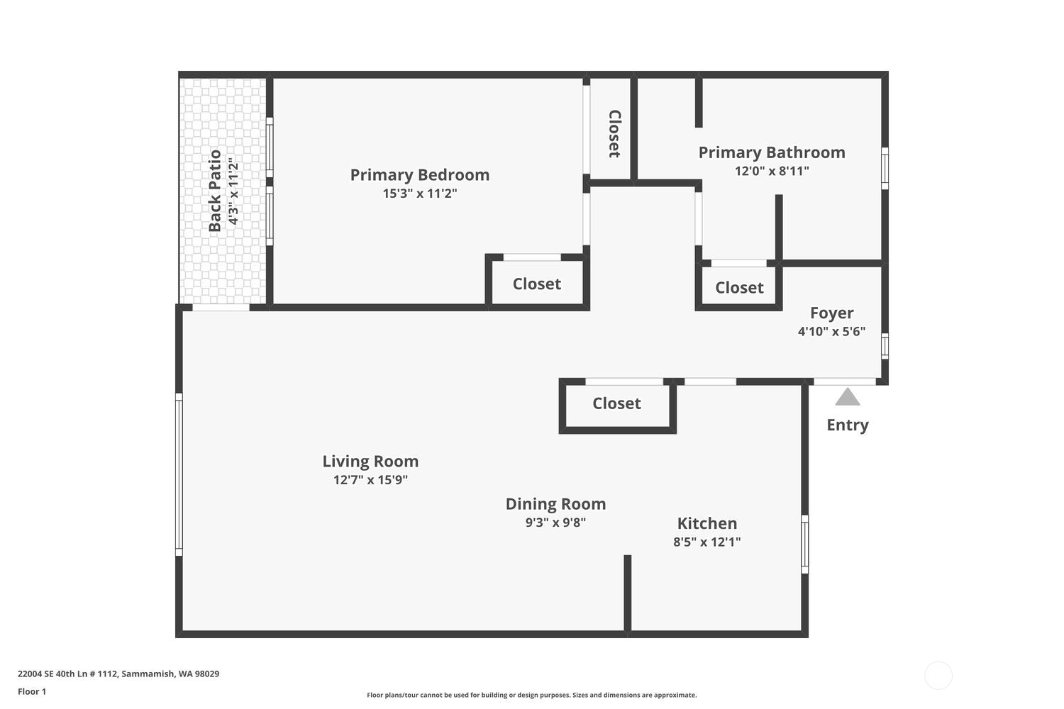 The floorplan doesn't take into account the large storage room and the garage.