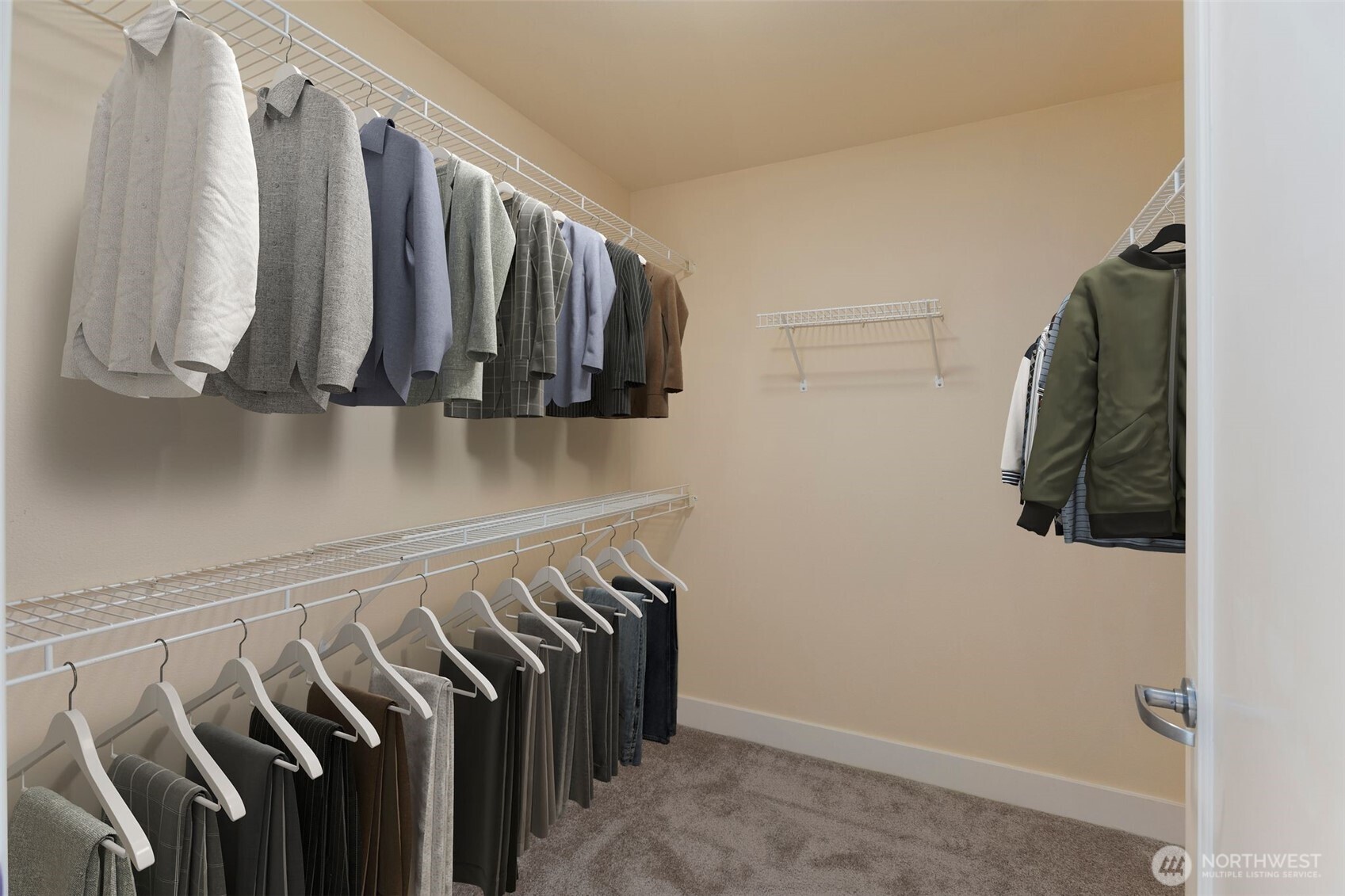 Main bedroom and closet