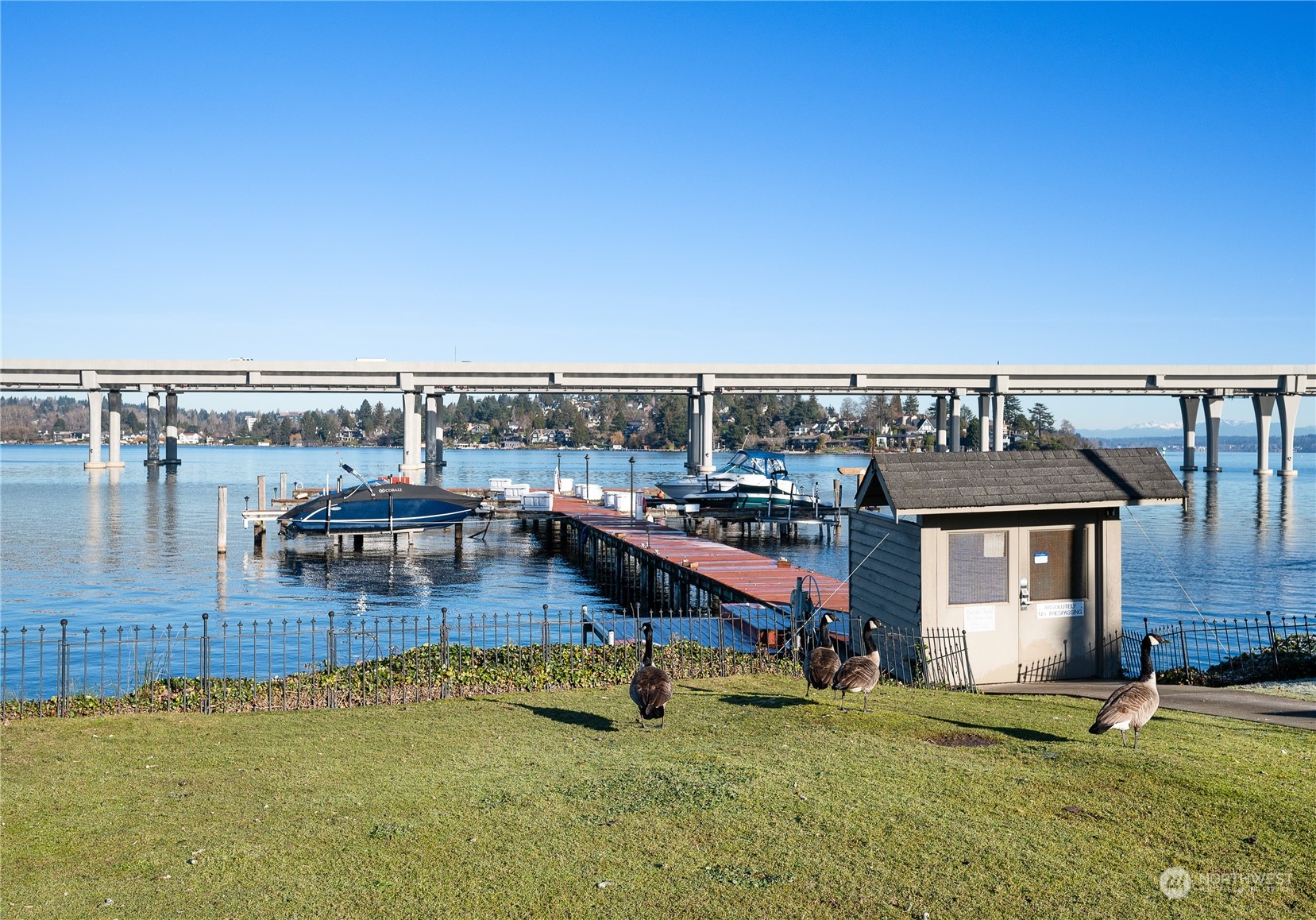 Canterbury Shore's dock. Moorage costs extra, not included in HOD.