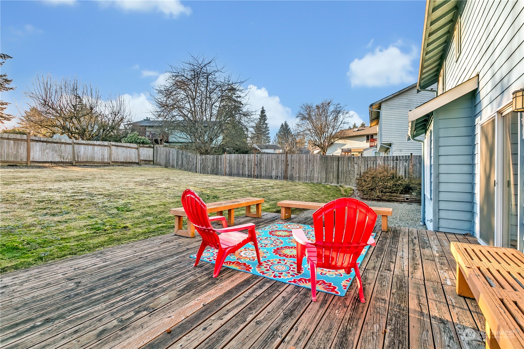 The deck needs a little refreshing...