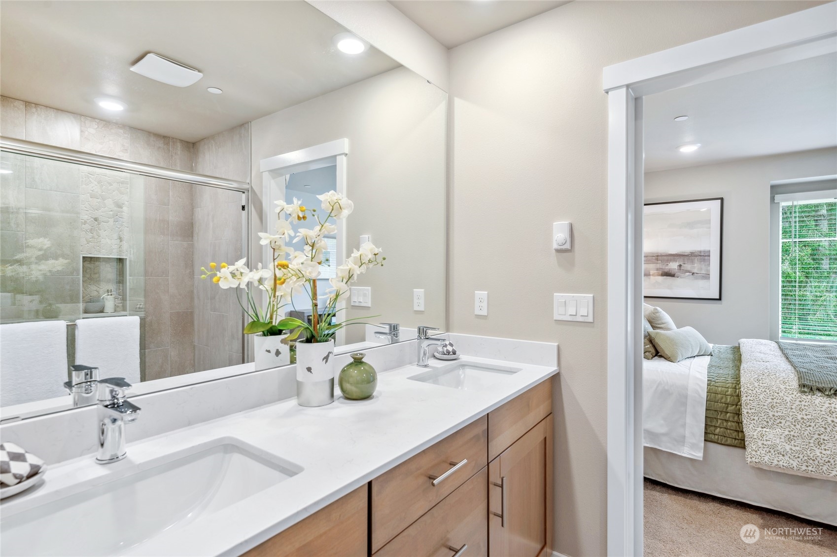 Photos are of model home in the same community.