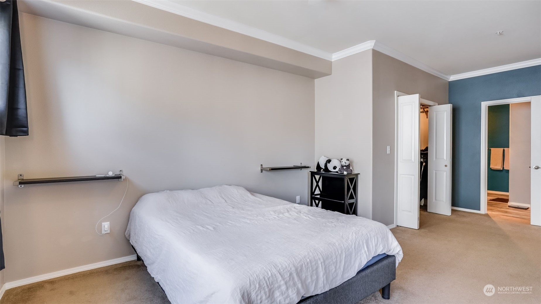 Bedroom offers an abundance of space & gets plenty of natural light.