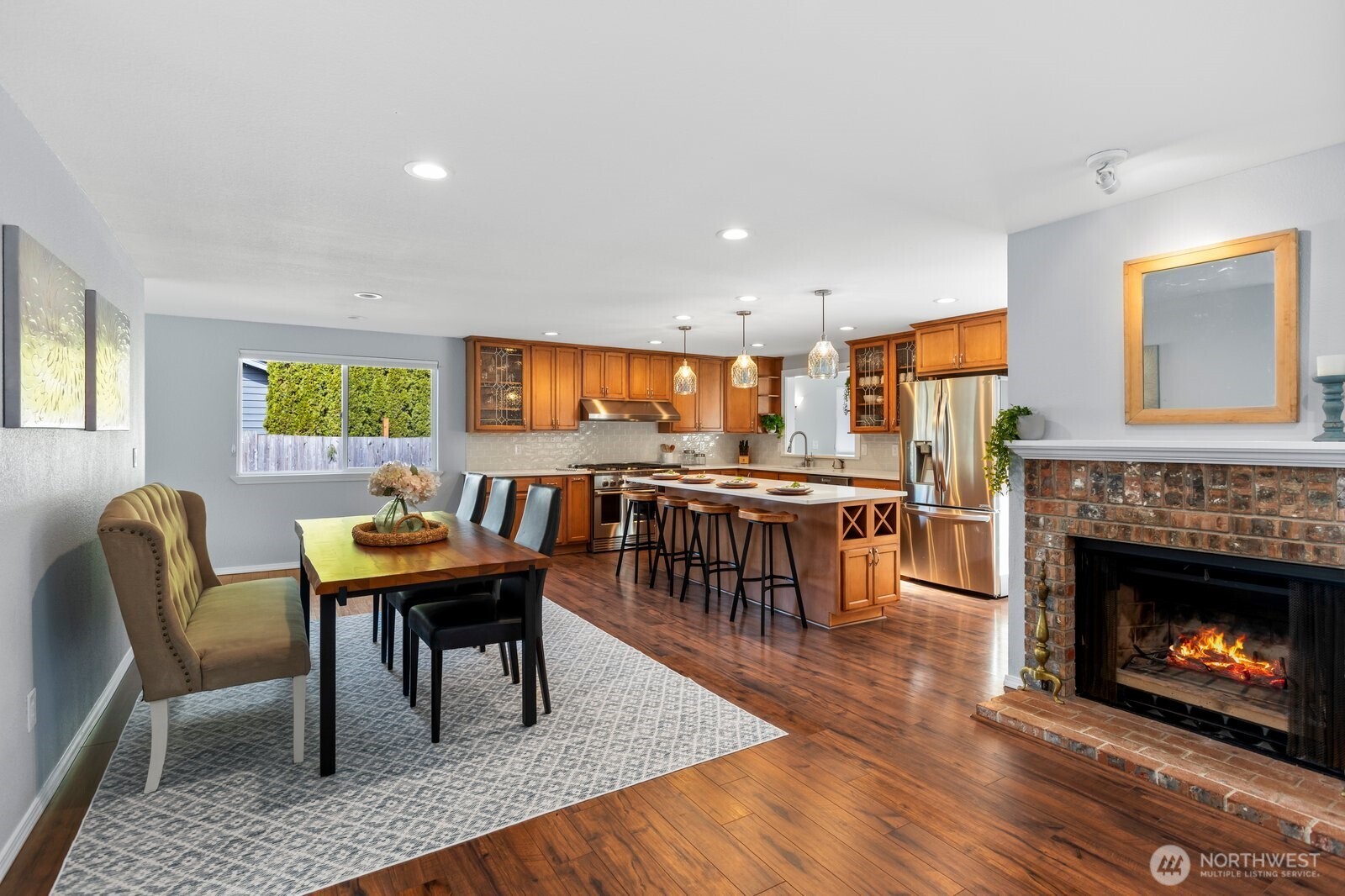 Kitchen and Dining Space