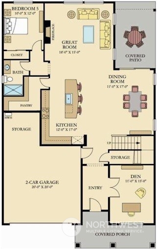 Builder's drawings ... Main floor layout