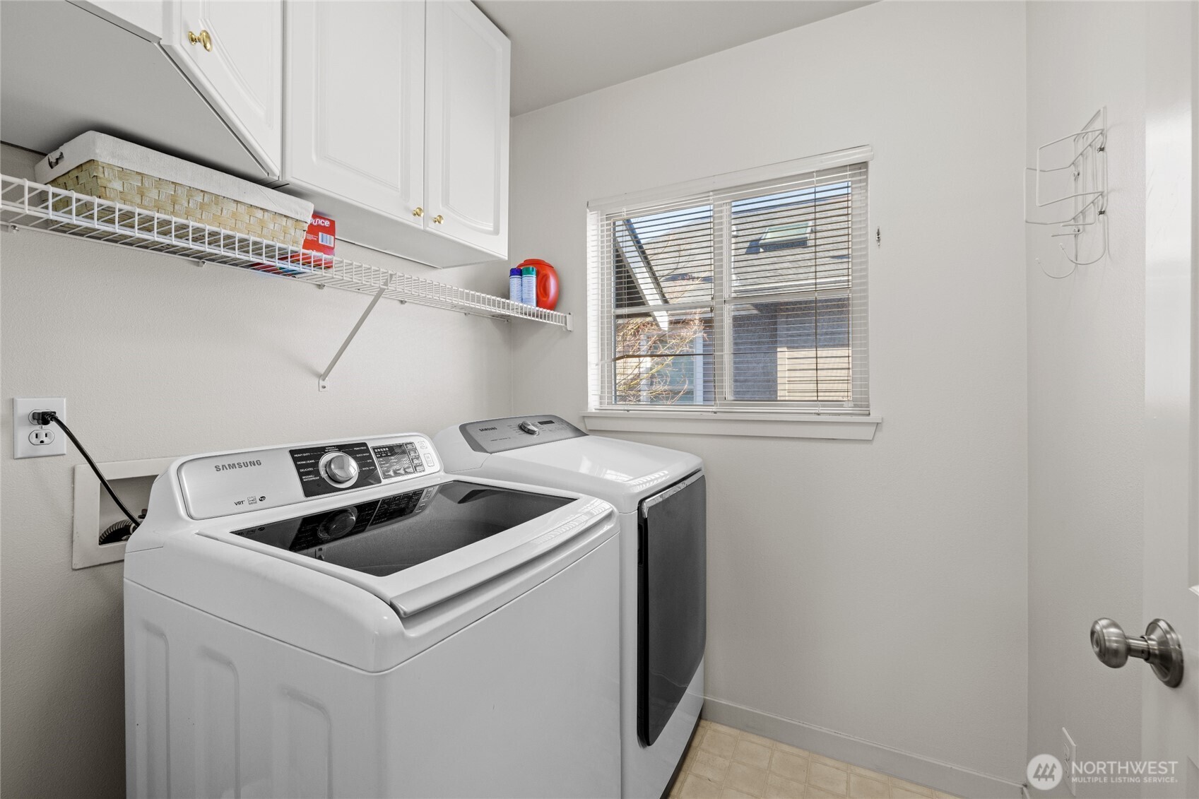 Upstairs laundry room