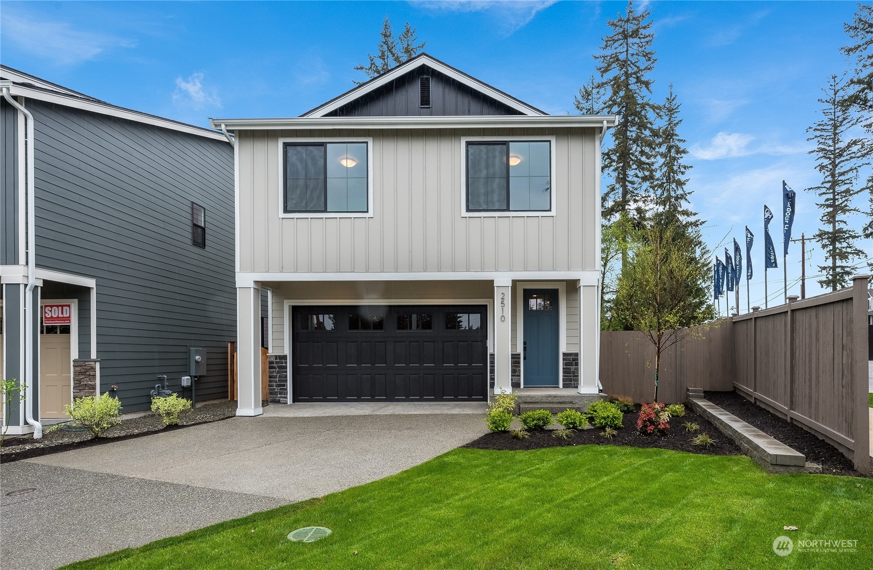 Plan 1907 Elevation A - photo of a home built at another community.  Lot & details will vary.