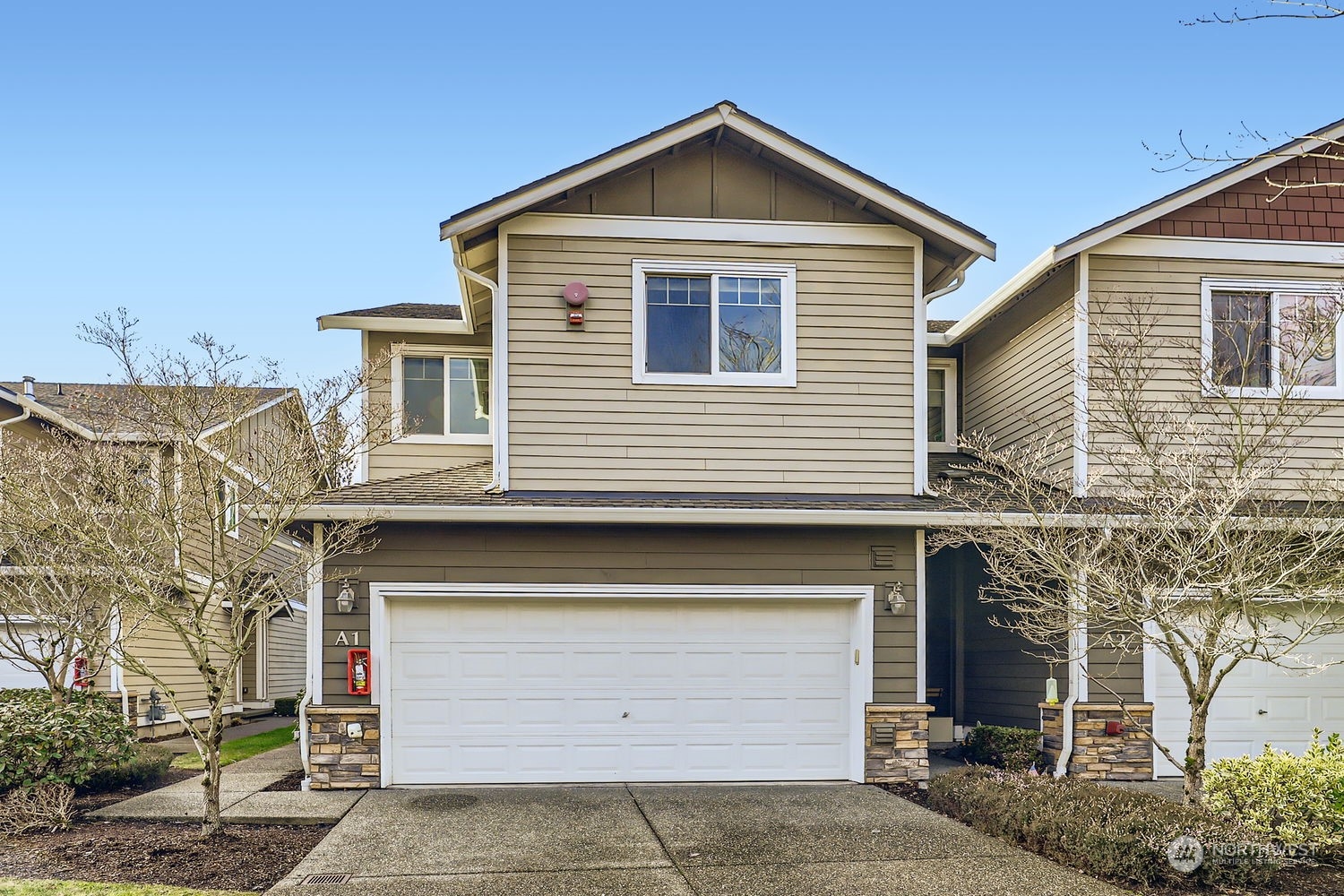 Enjoy two-car garage parking, two-car driveway, plus bonus guest parking