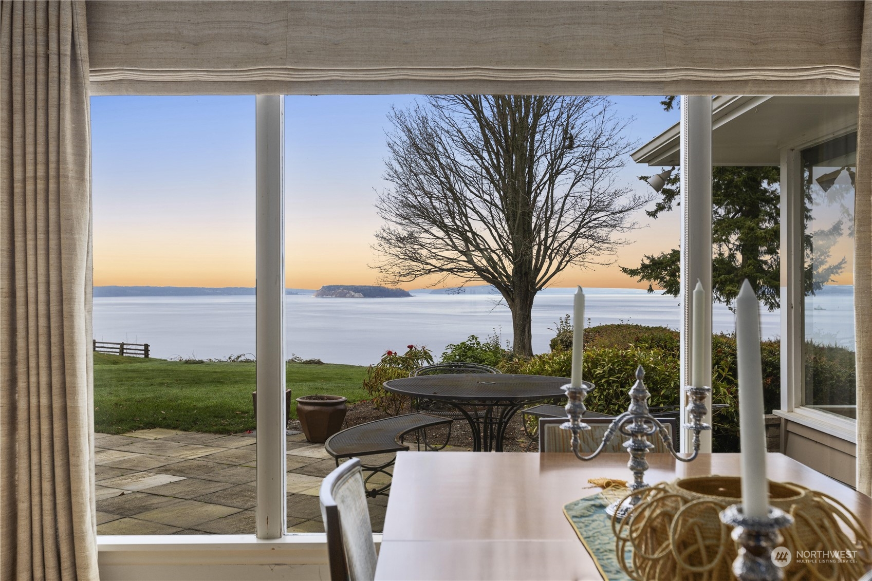 Living room with amazing view!