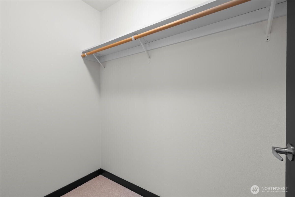 Second bedroom’s walk-in closet