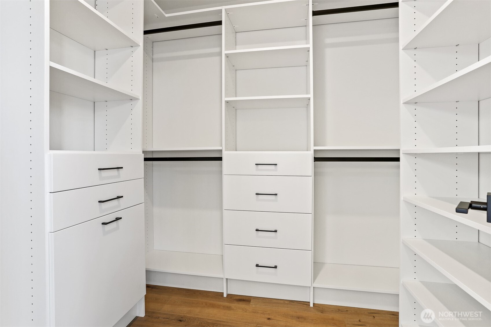 Walk-In Closet with Built-Ins