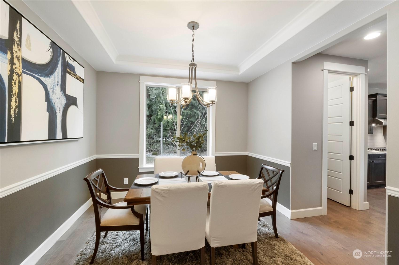 Formal dining room perfect for entertaining