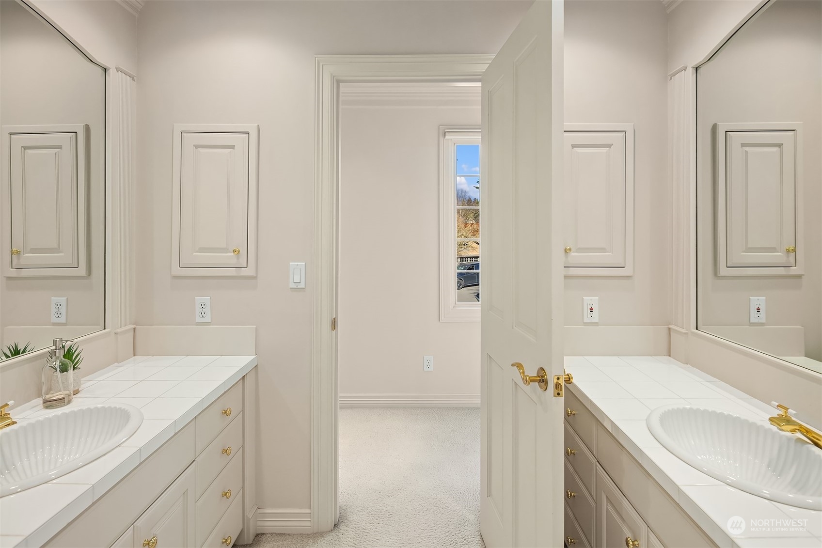 Upstairs main hall bathroom.