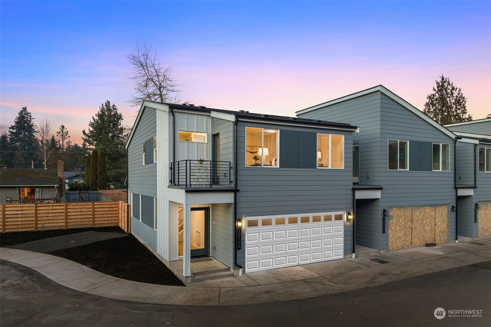 As the sun sets, this home truly shines. Giving a sneak peek of what life could look like here—the perfect blend of charm and sophistication.