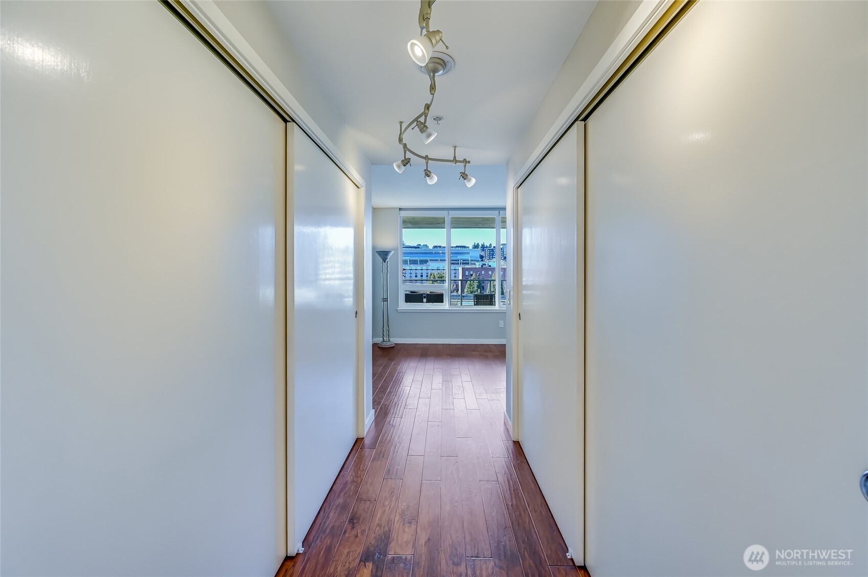 Large double closets