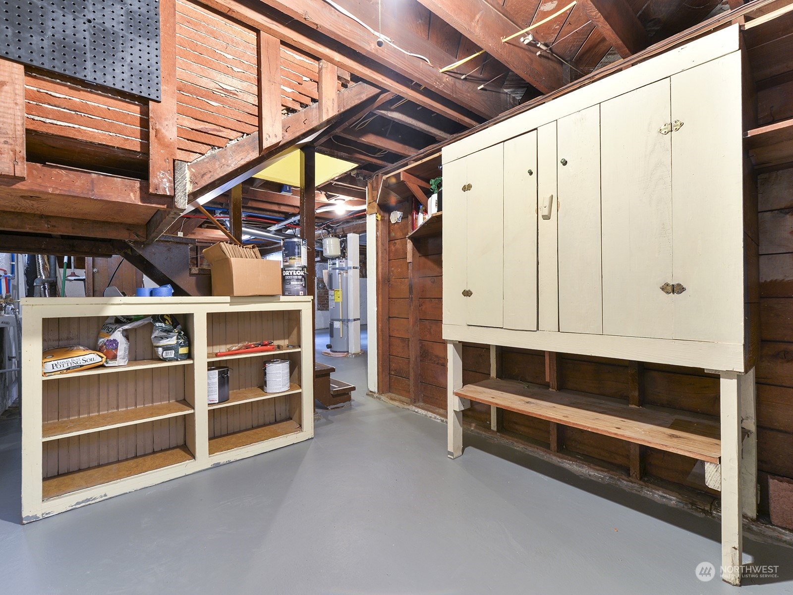 Lots of room for storage in the basement.