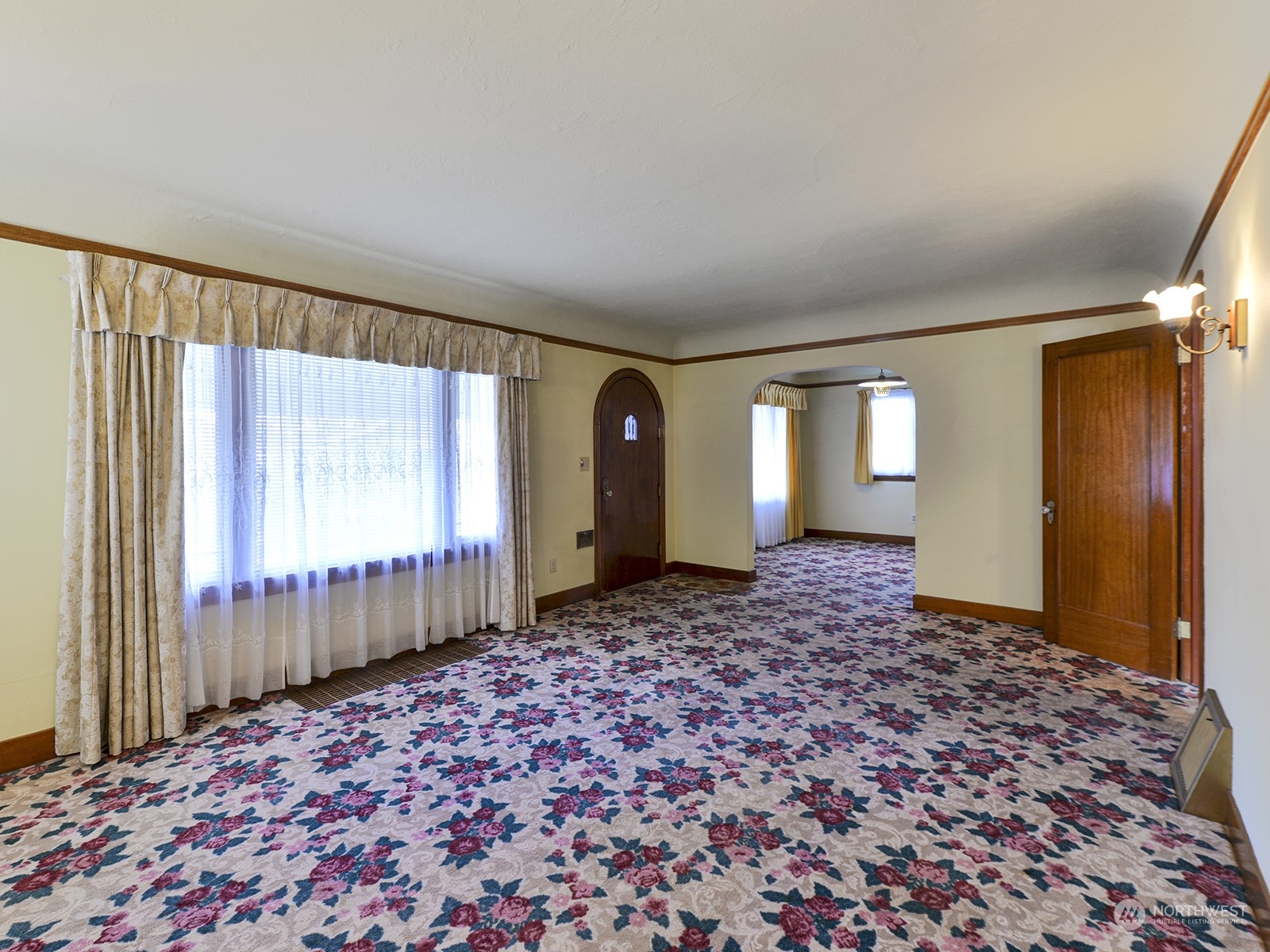 Hardwood floors under the carpets!