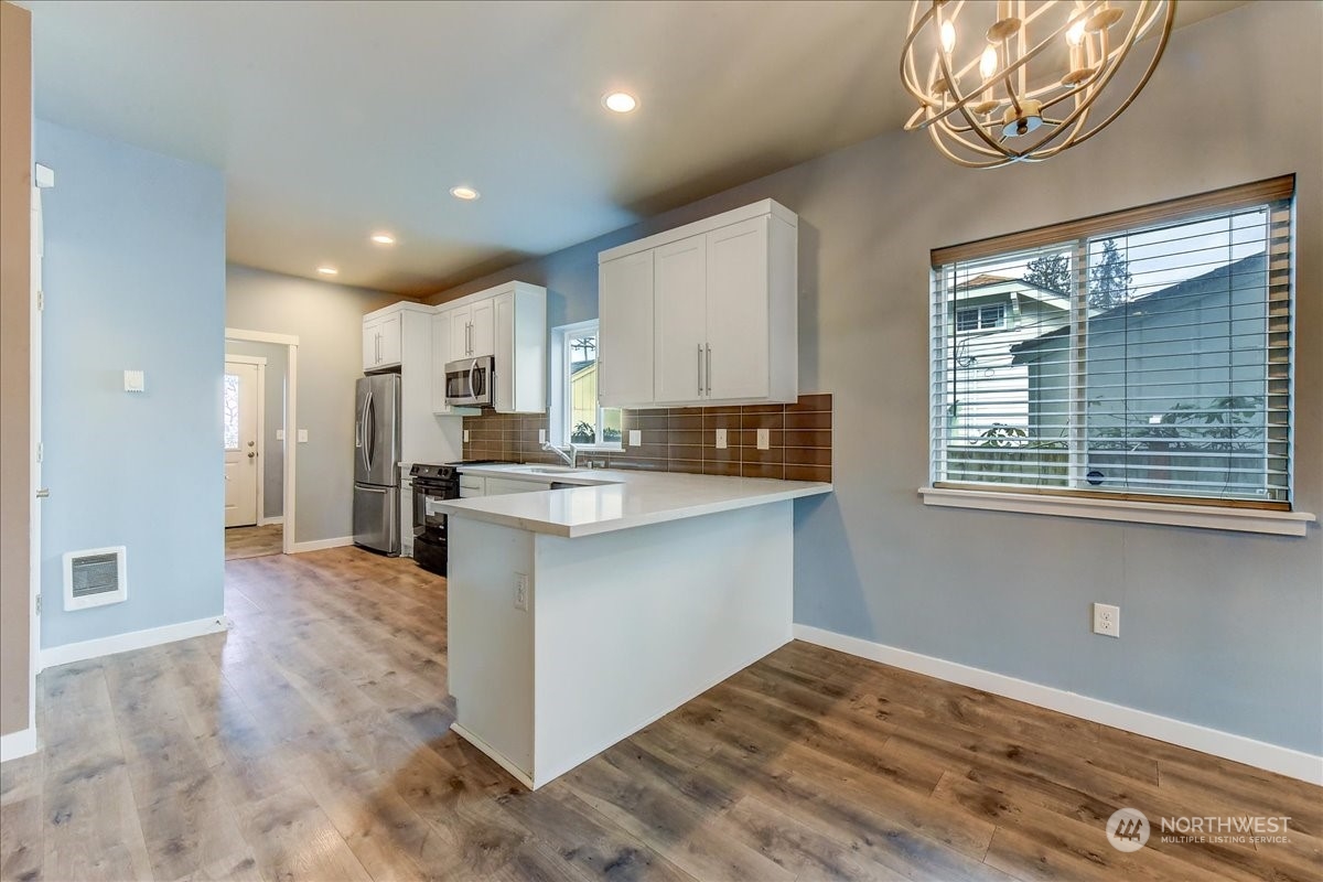 Kitchen Area for Bar Stools