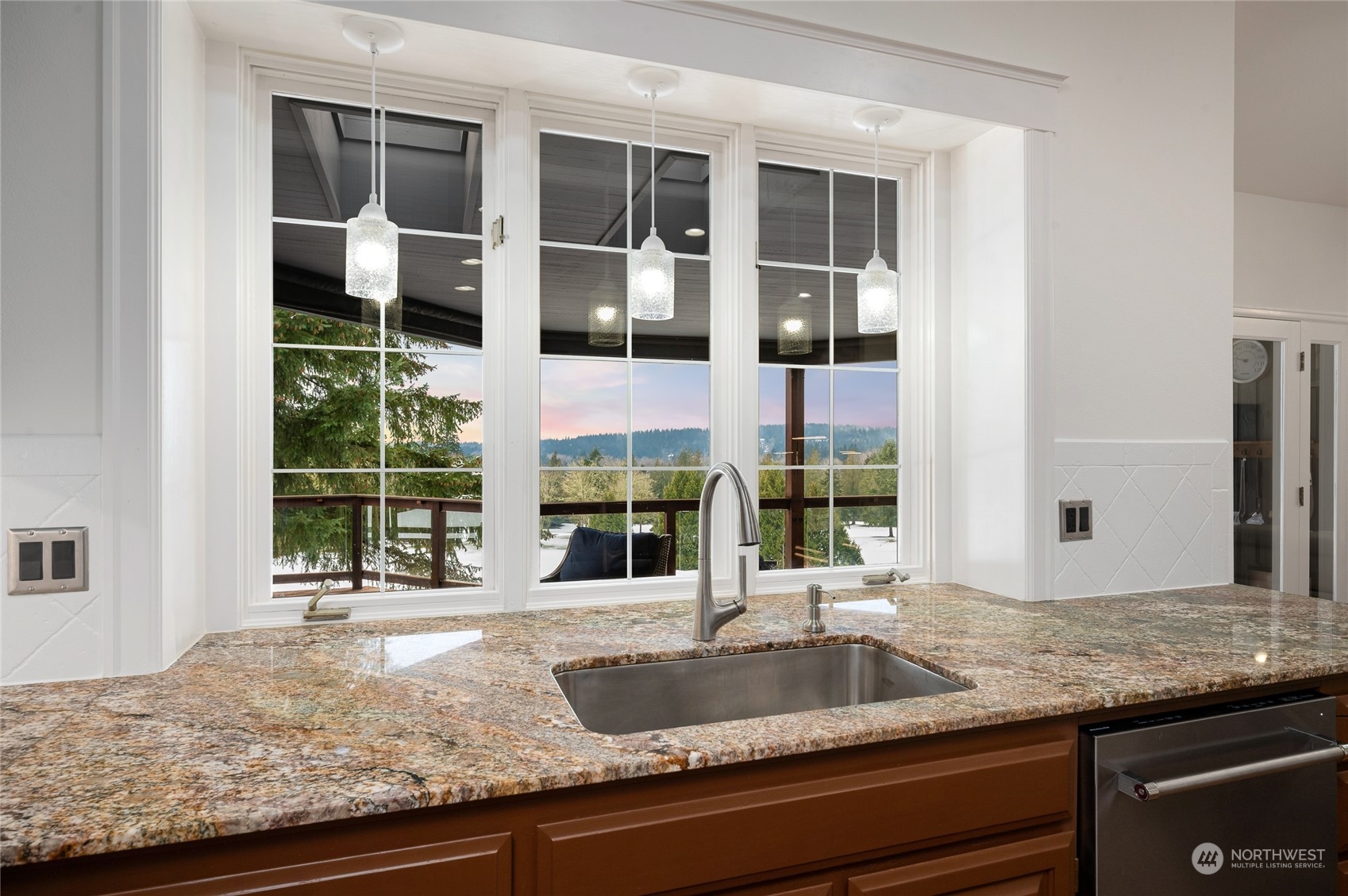 Enjoy those lovely views from your kitchen sink!