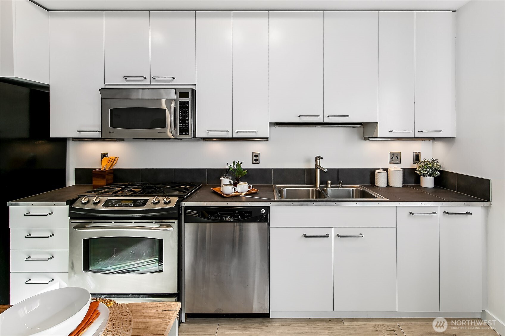 Kitchen has been remodeled and feels like new.