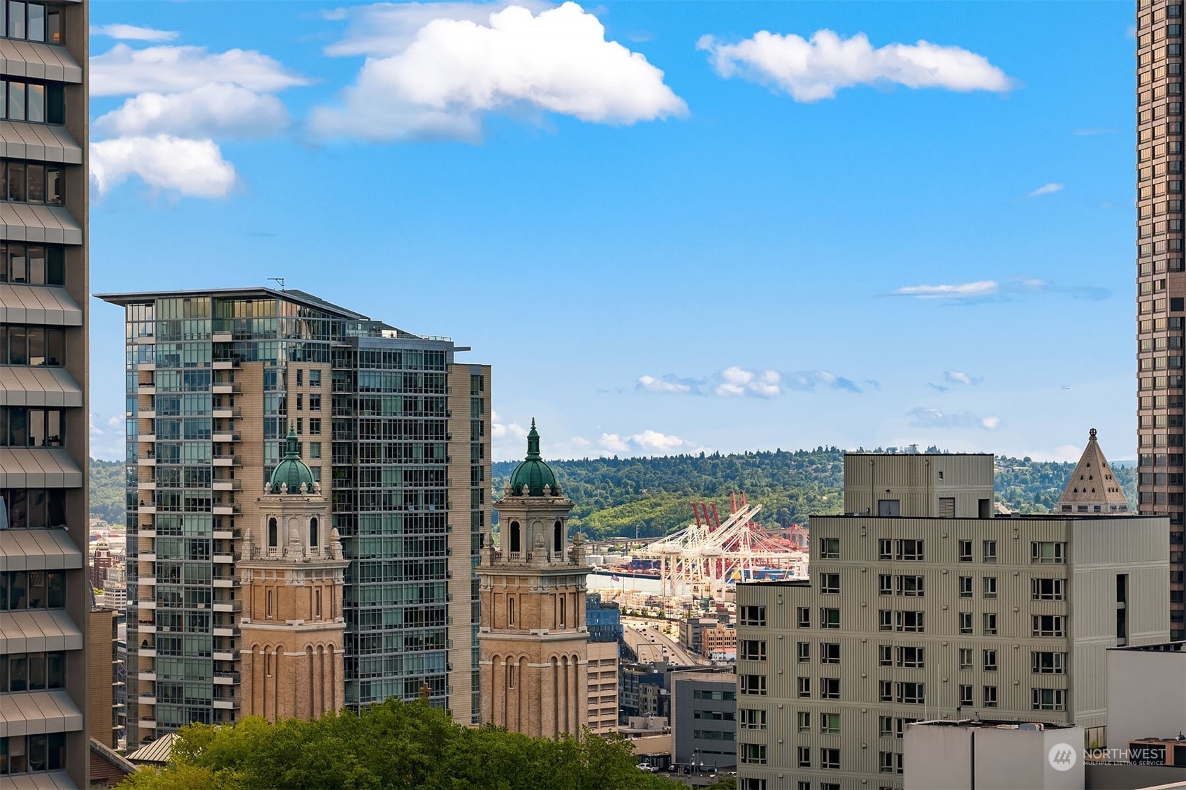 Amazing view from the shared roof deck.