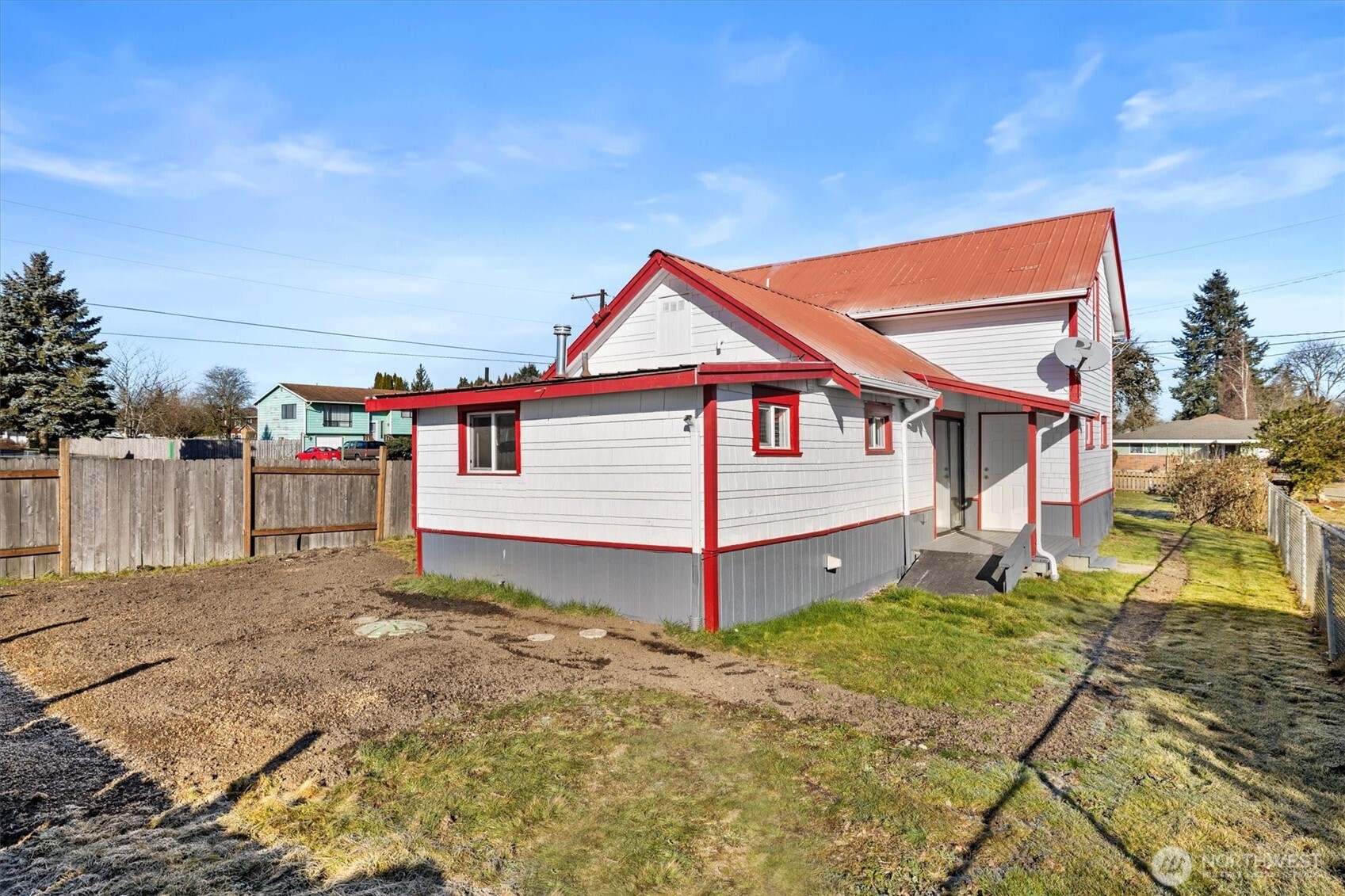 Fully fenced yard