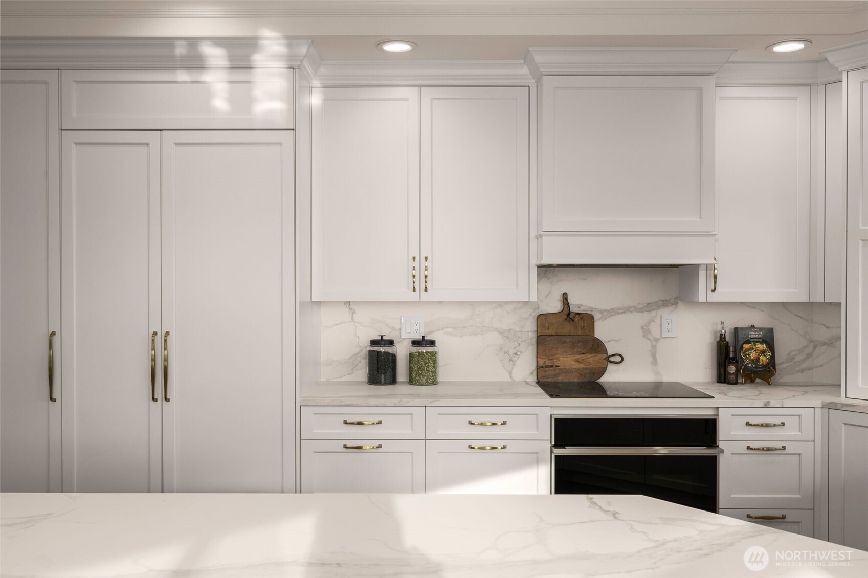 Stunning custom cabinetry throughout