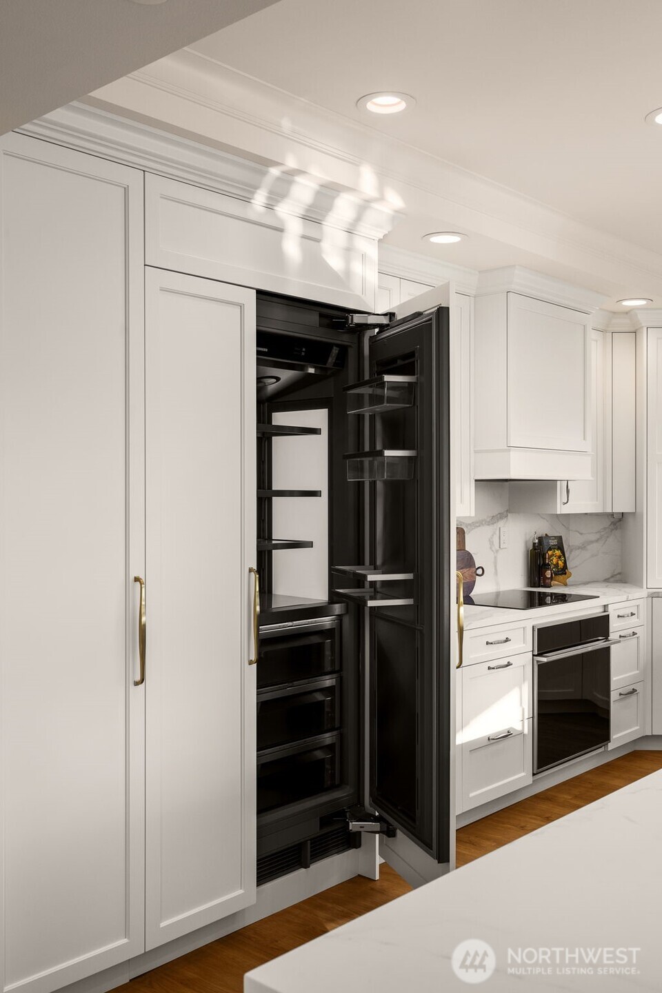 Built-in Liebherr column refrigerator and freezer provide state of the art cooling