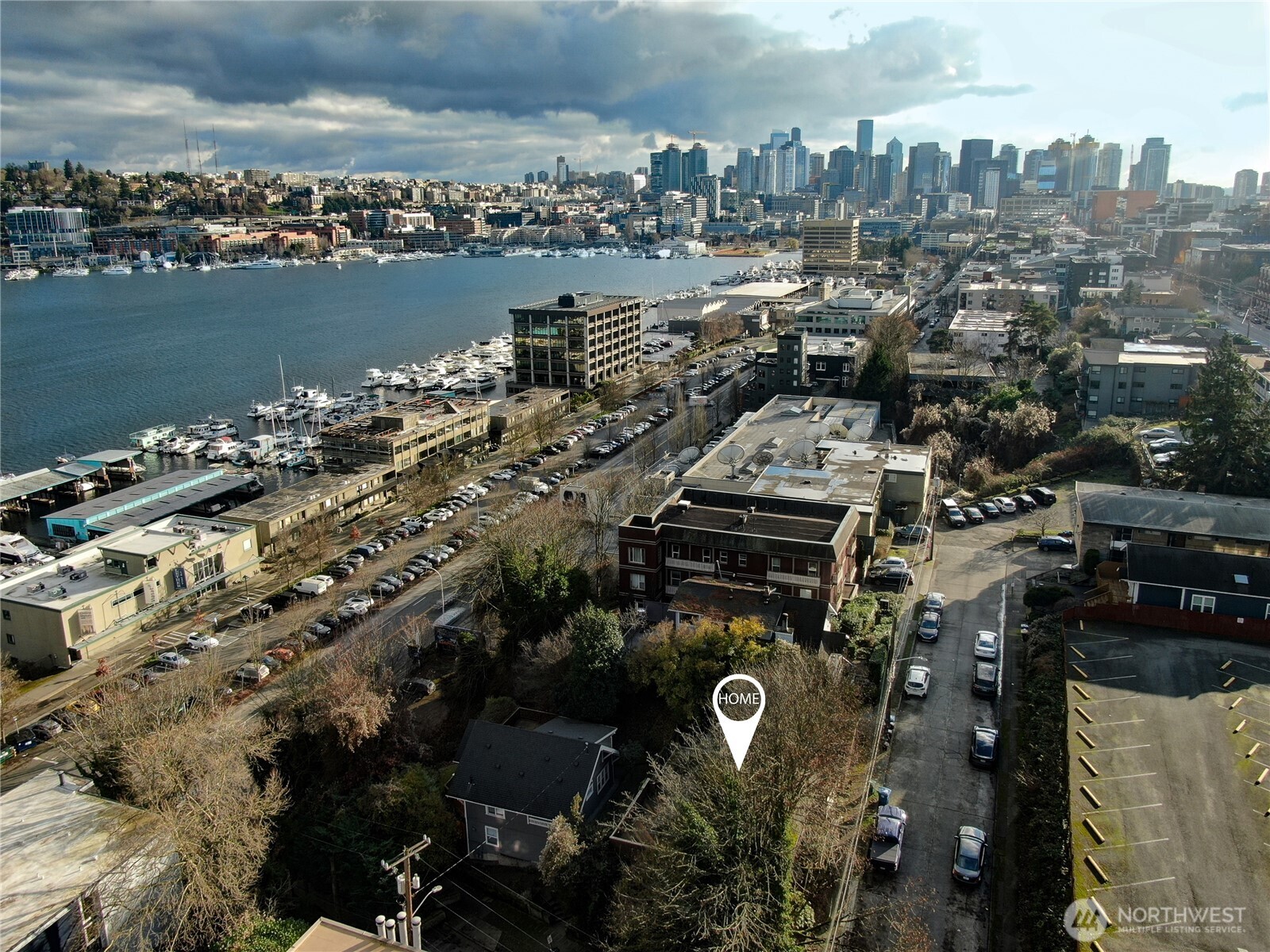 Property looking south towards Downtown Seattle