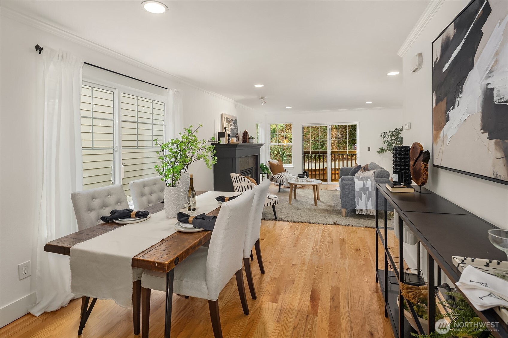 Thoughtfully refreshed and move-in ready, this southwest end-unit boasts a bright, open living space designed for easy entertaining and everyday comfort.