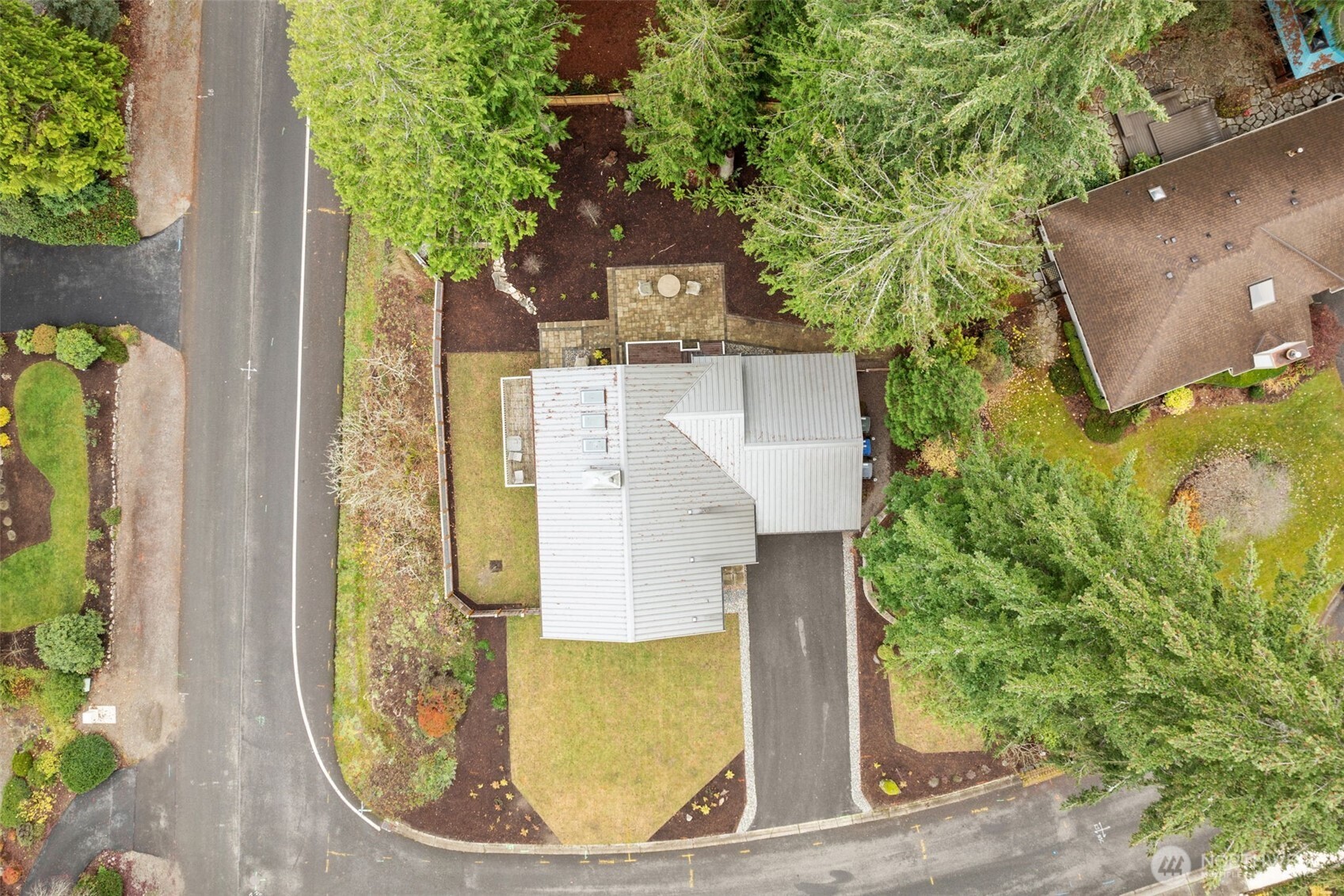 Aerial photo of your 12,146 sq. ft. lot for you to enjoy!