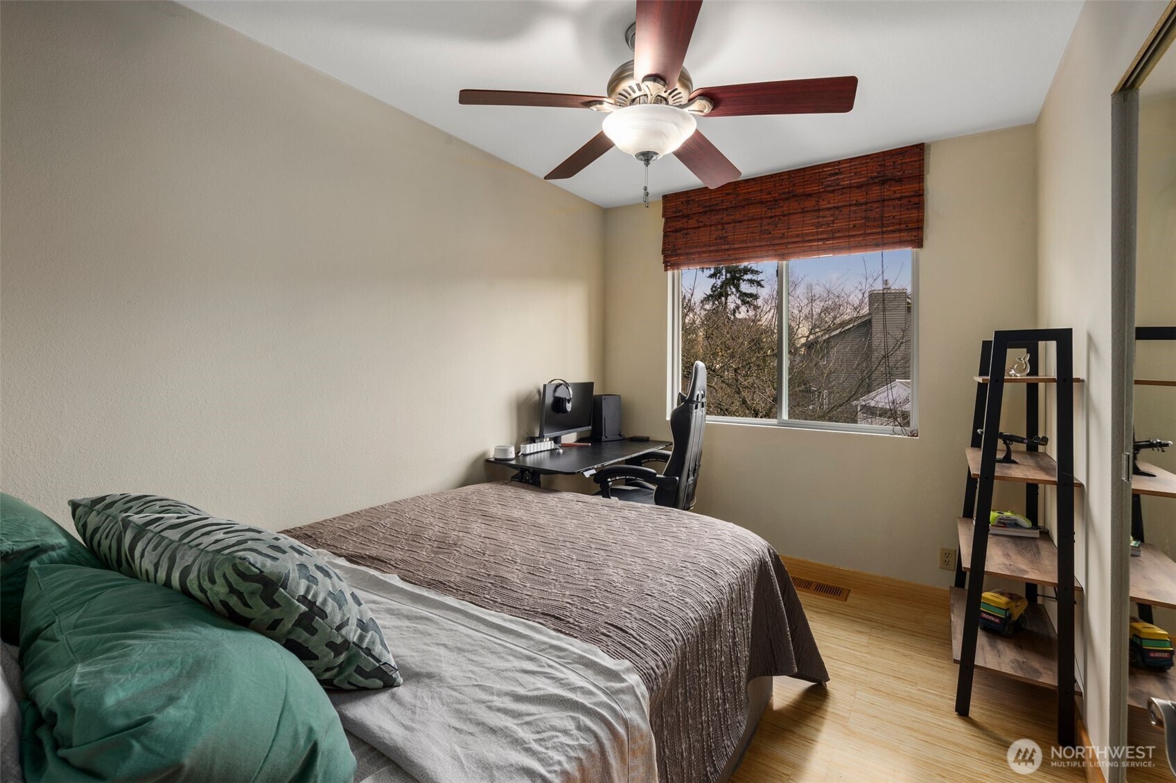 Second bedroom in hallway by first bathroom