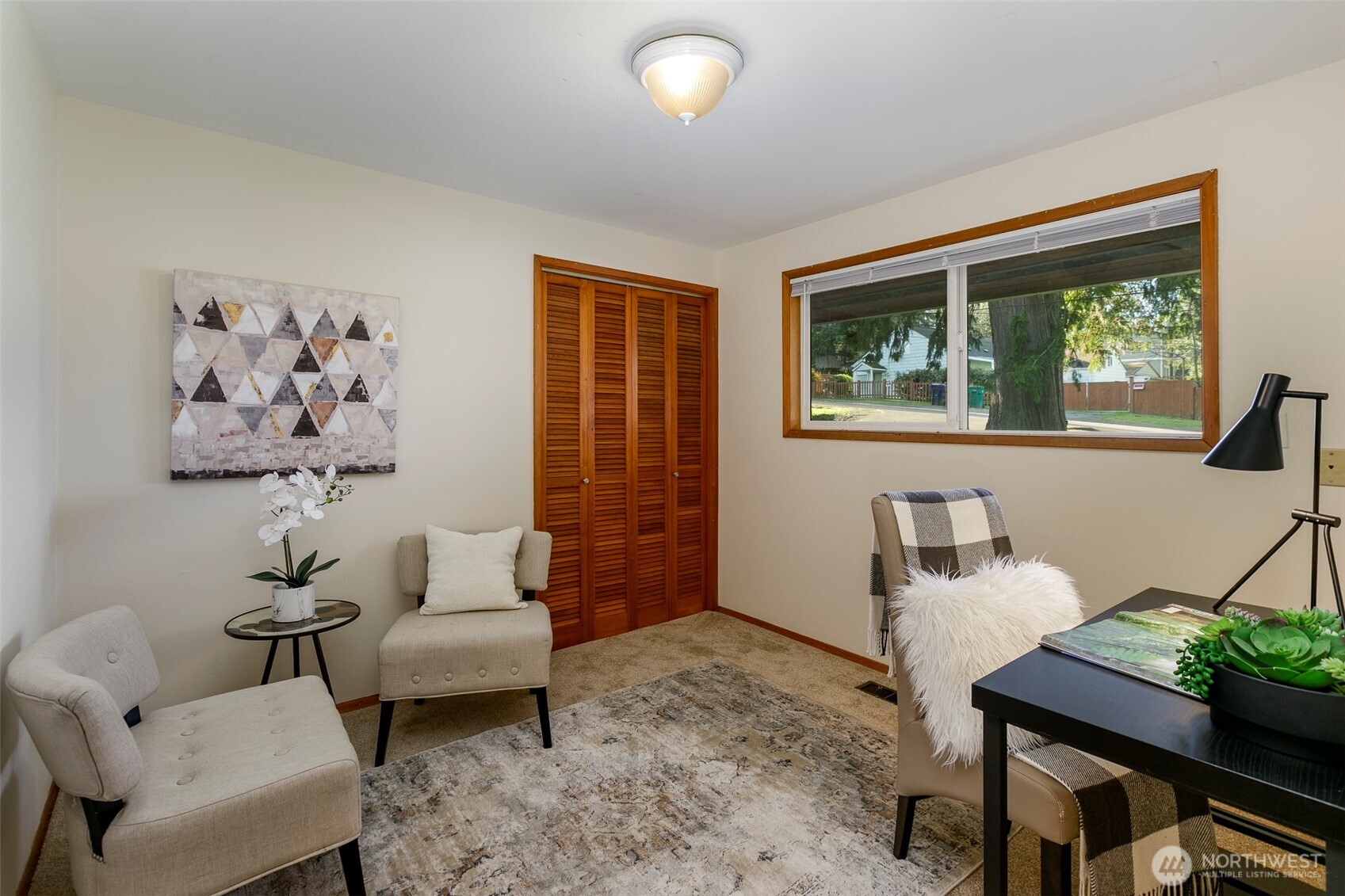 Upstairs Bedroom which could be used as an office