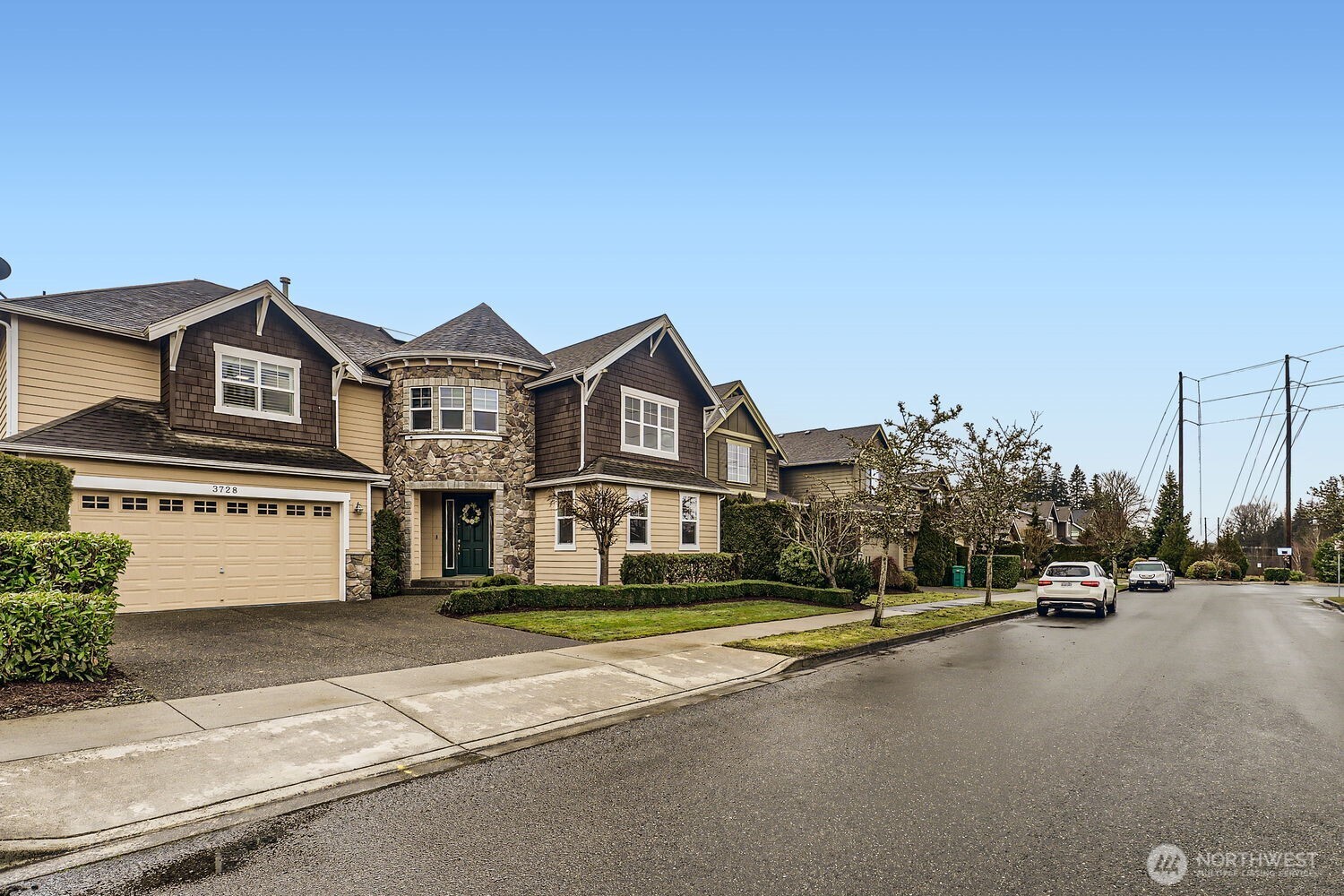 Another exterior view of the front of the home.