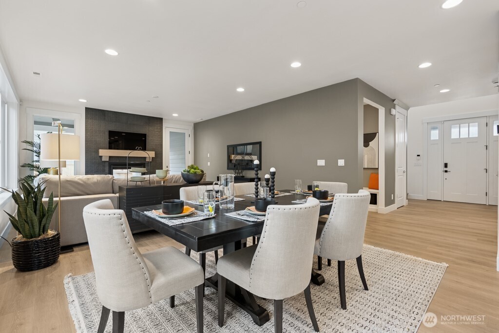 A second wall mounted oven with microwave. Ample storage on both sides of the large island.