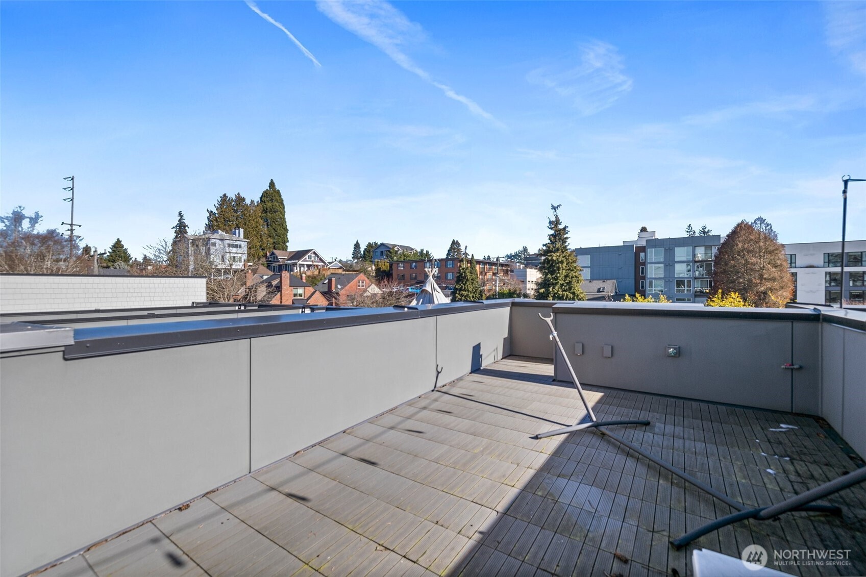 Gas stub out for BBQ on rooftop deck