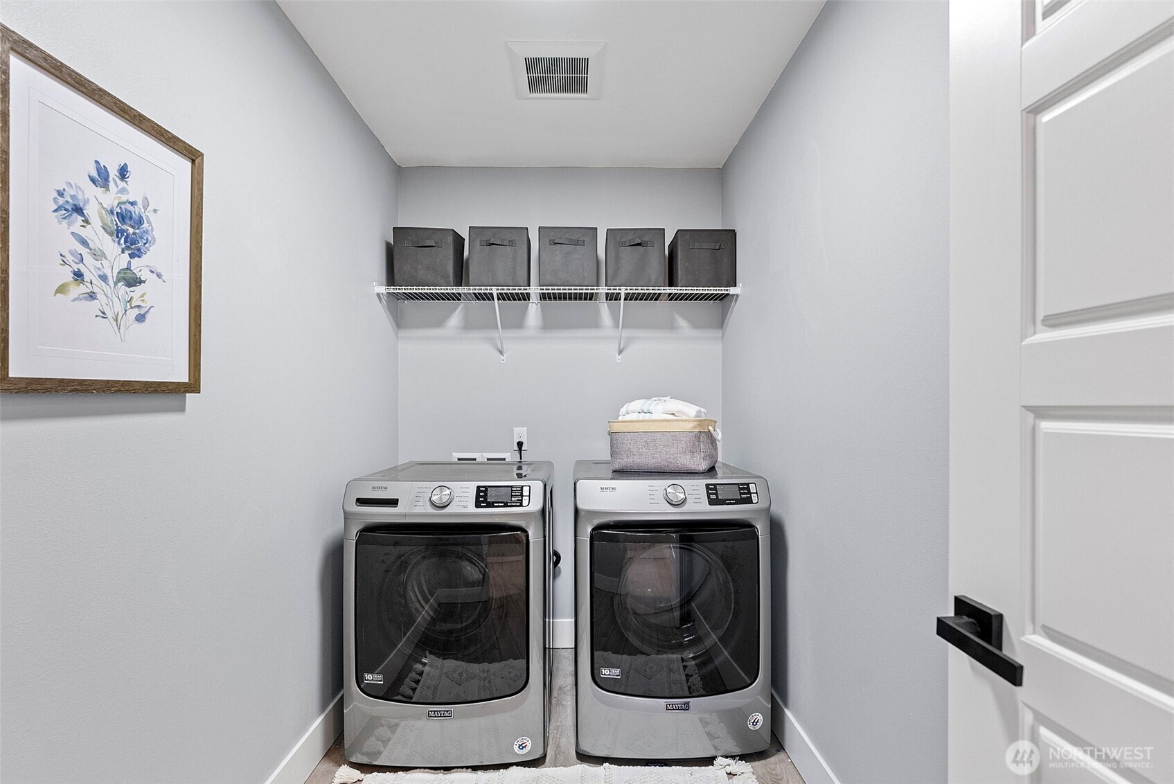 Upstairs laundry room