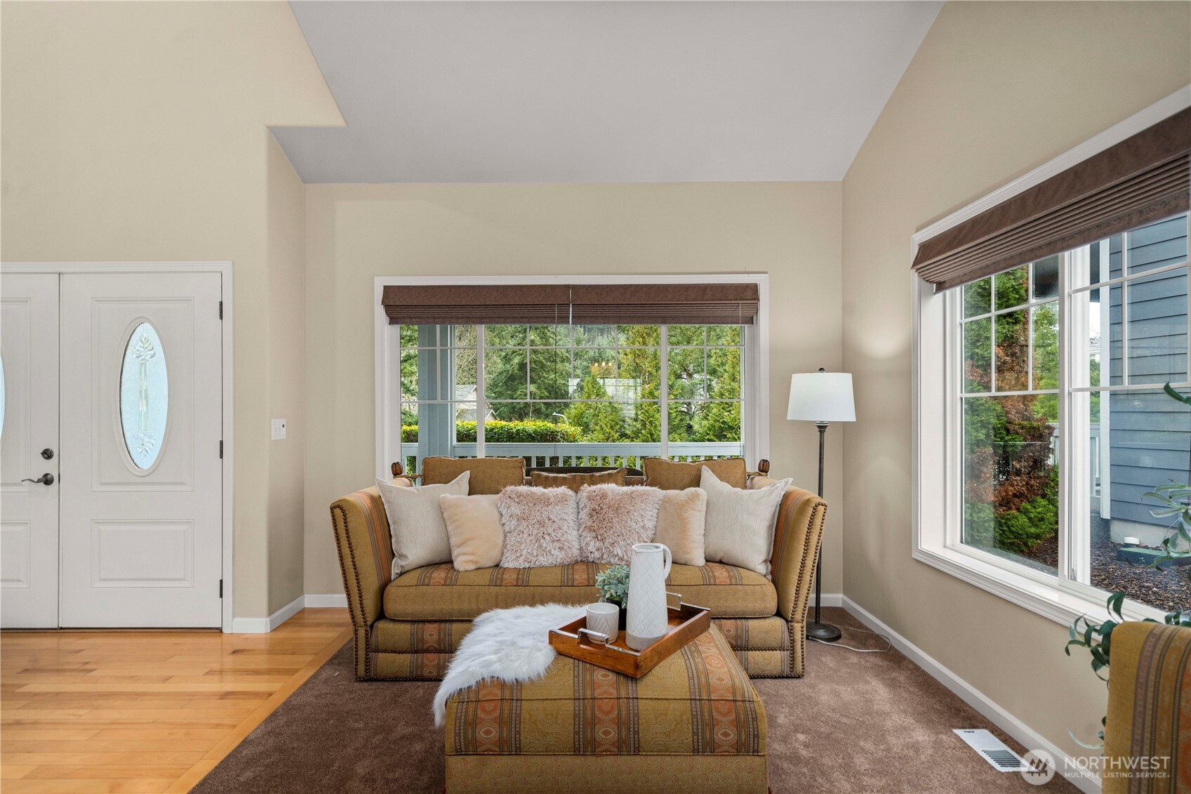 Enjoy large windows that add a lot of natural light to the home.