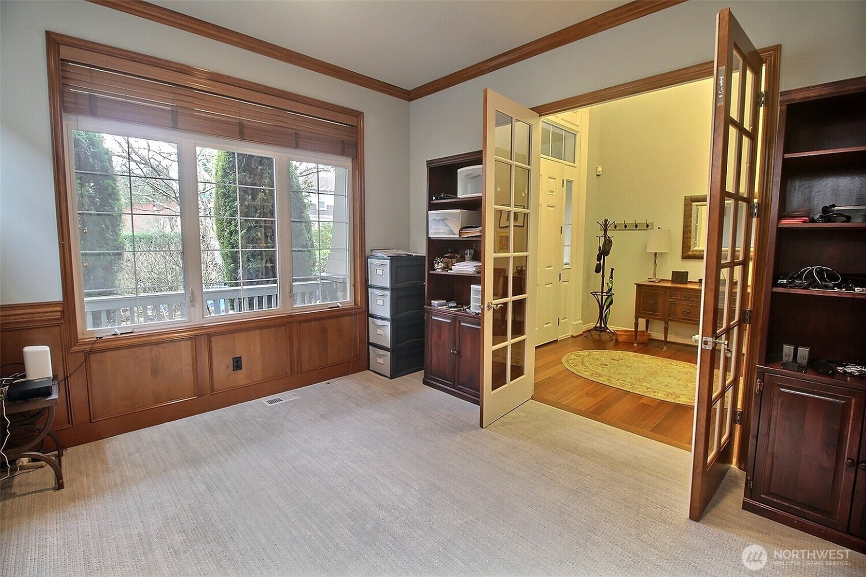 First Floor Half Bath doesn't escape all the decorative touches this home includes!