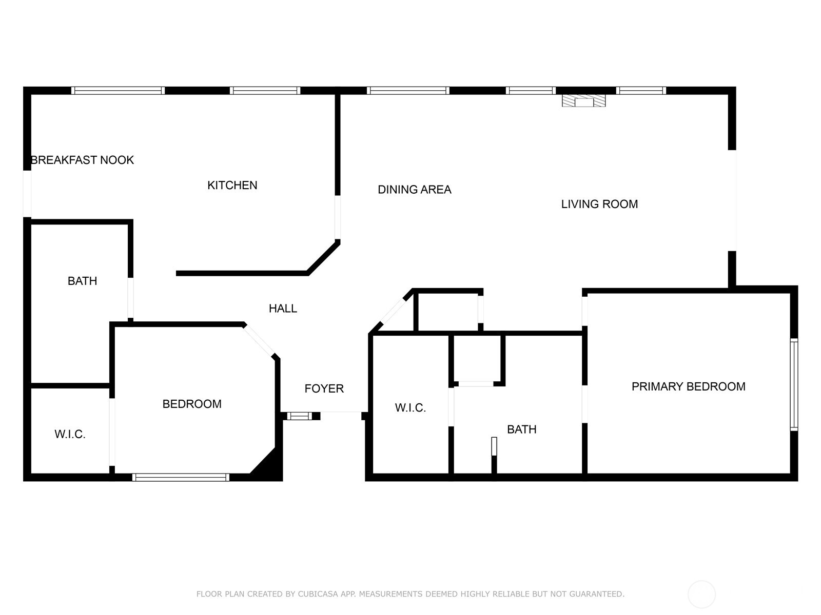 Your floor plan without measurements.