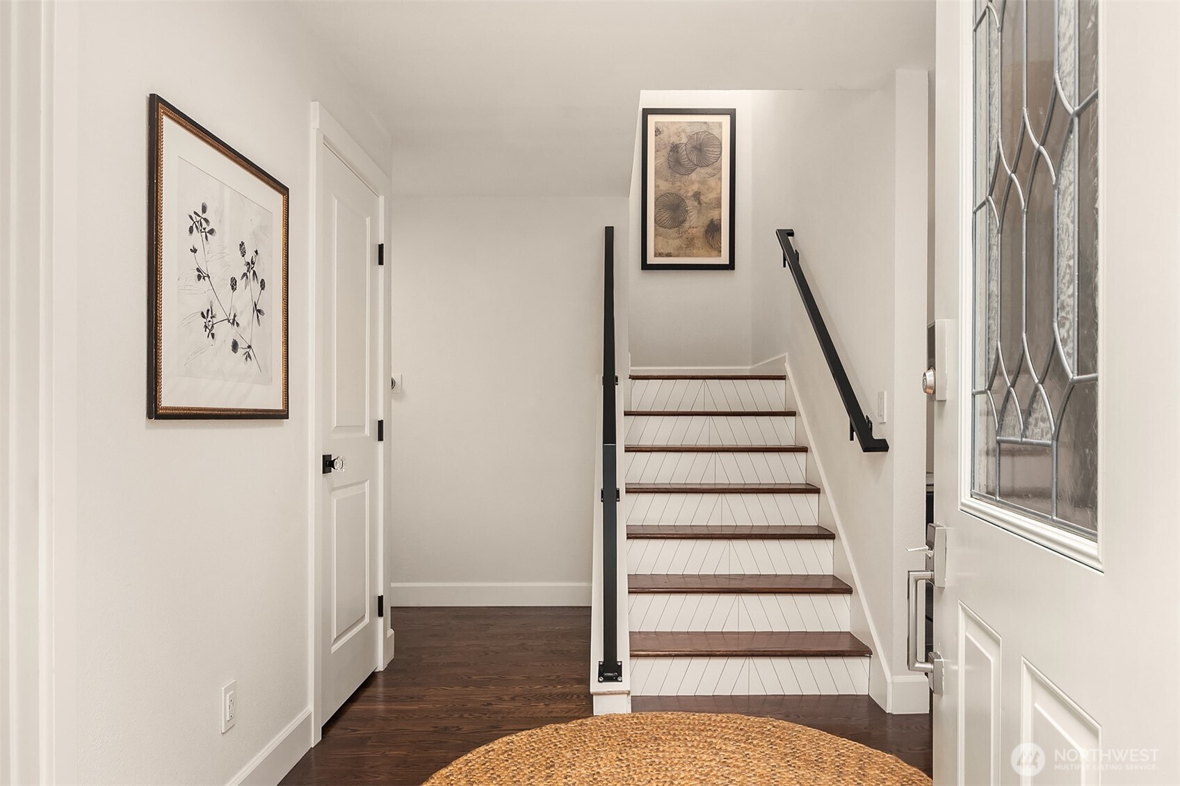 The handsome foyer introduces you to this wonderful home.