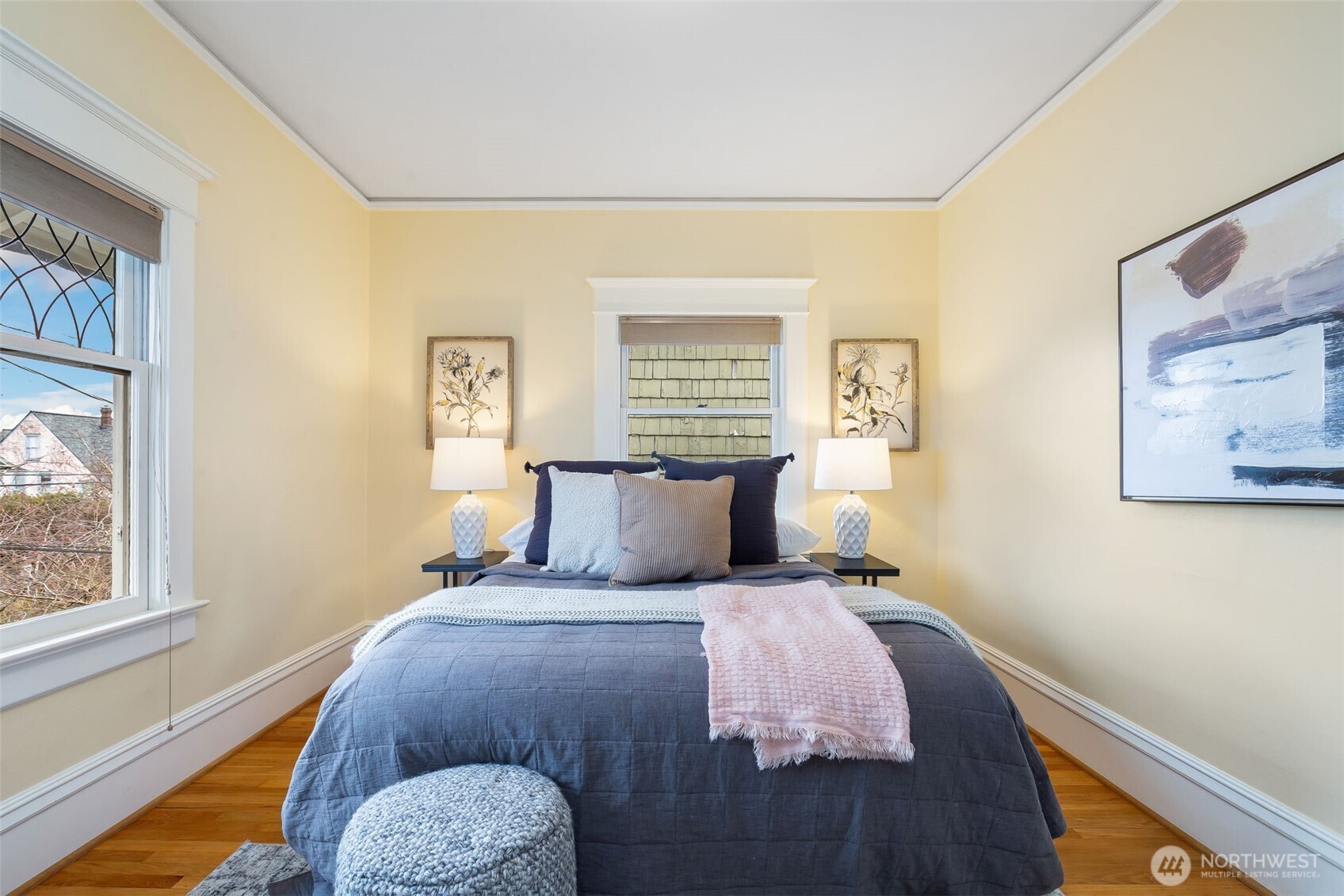 Third of three bedrooms (plus a bonus room) upstairs