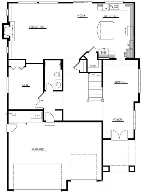 Main floor layout