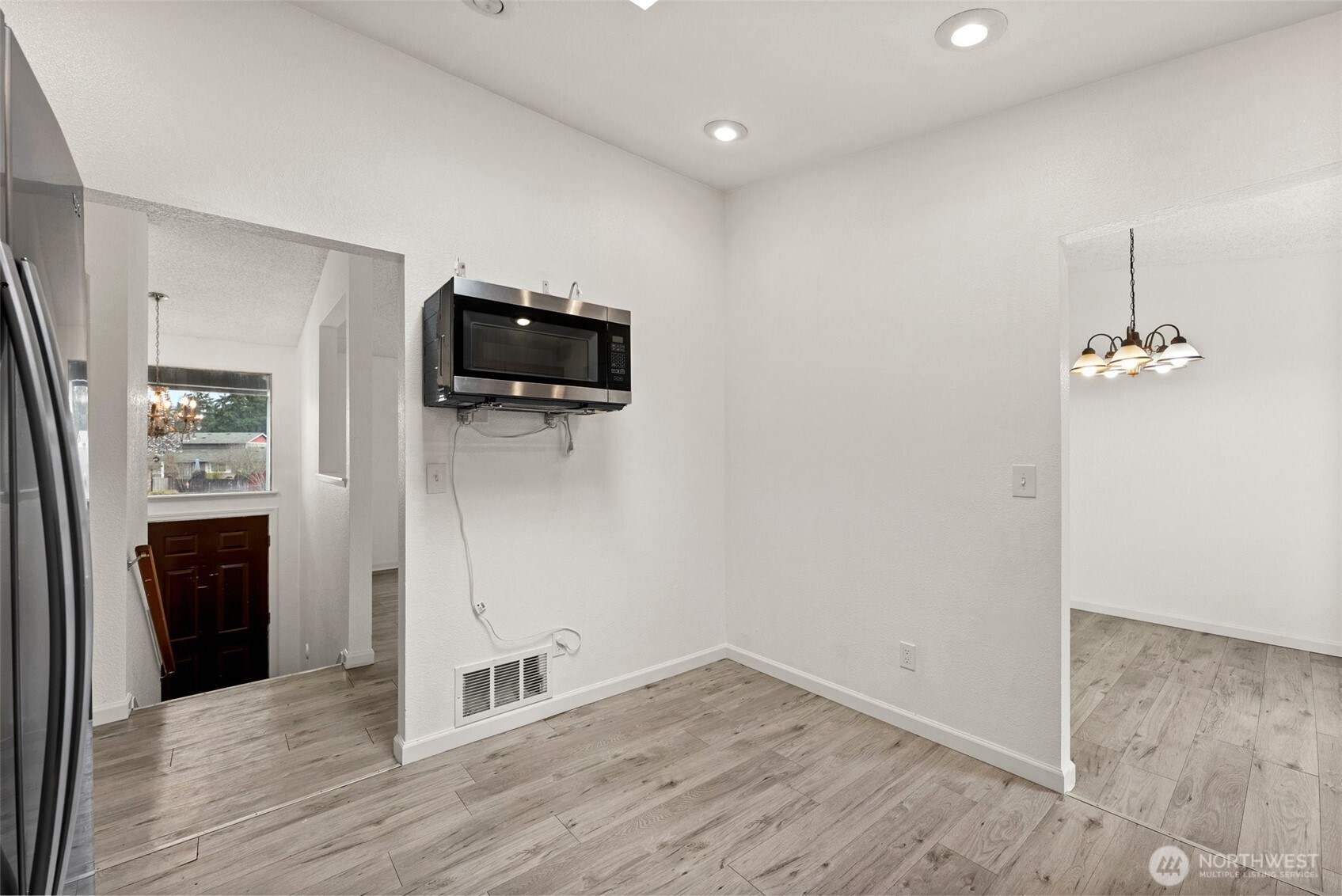 Upstairs kitchen.