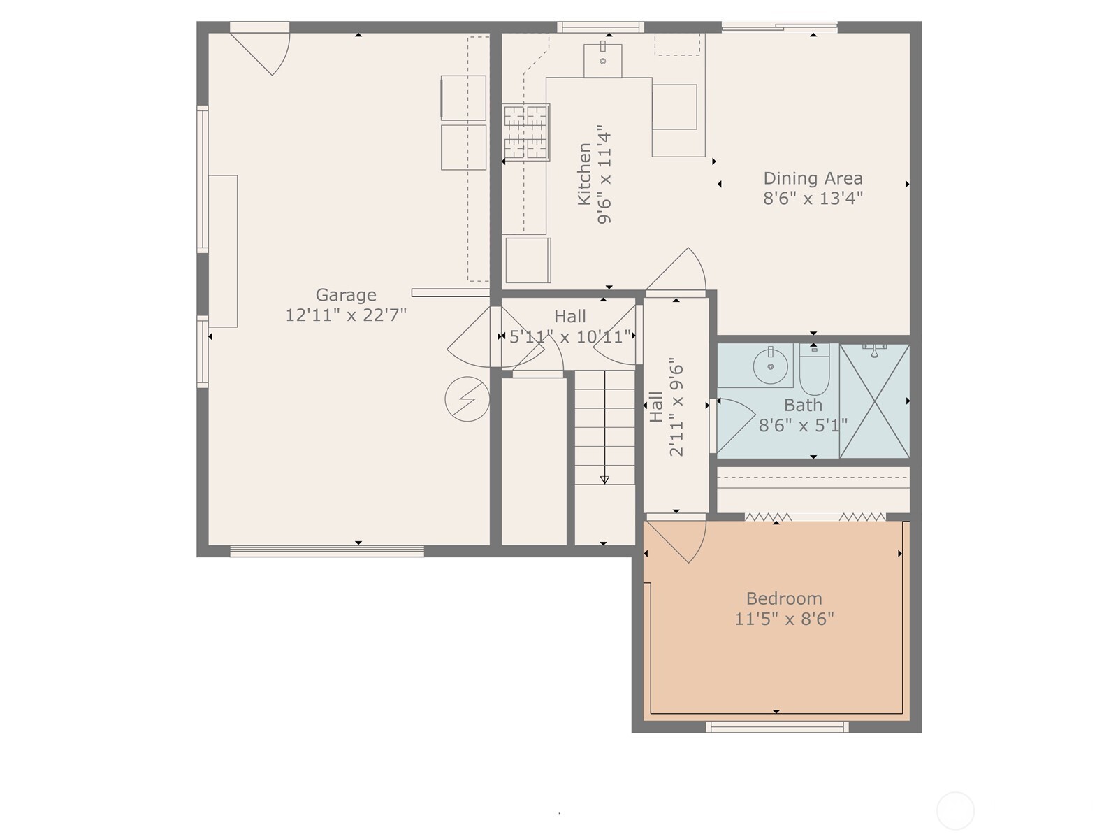 Downstairs Floorplan