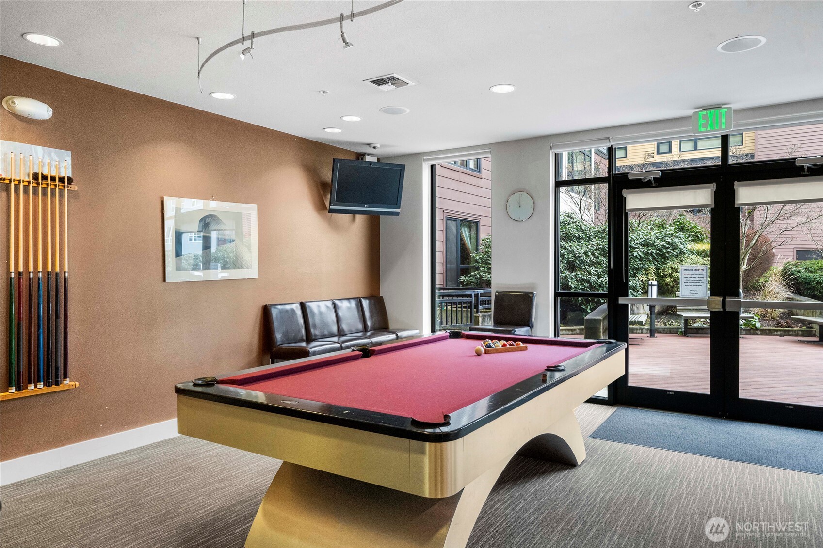 Pool table in Clubroom