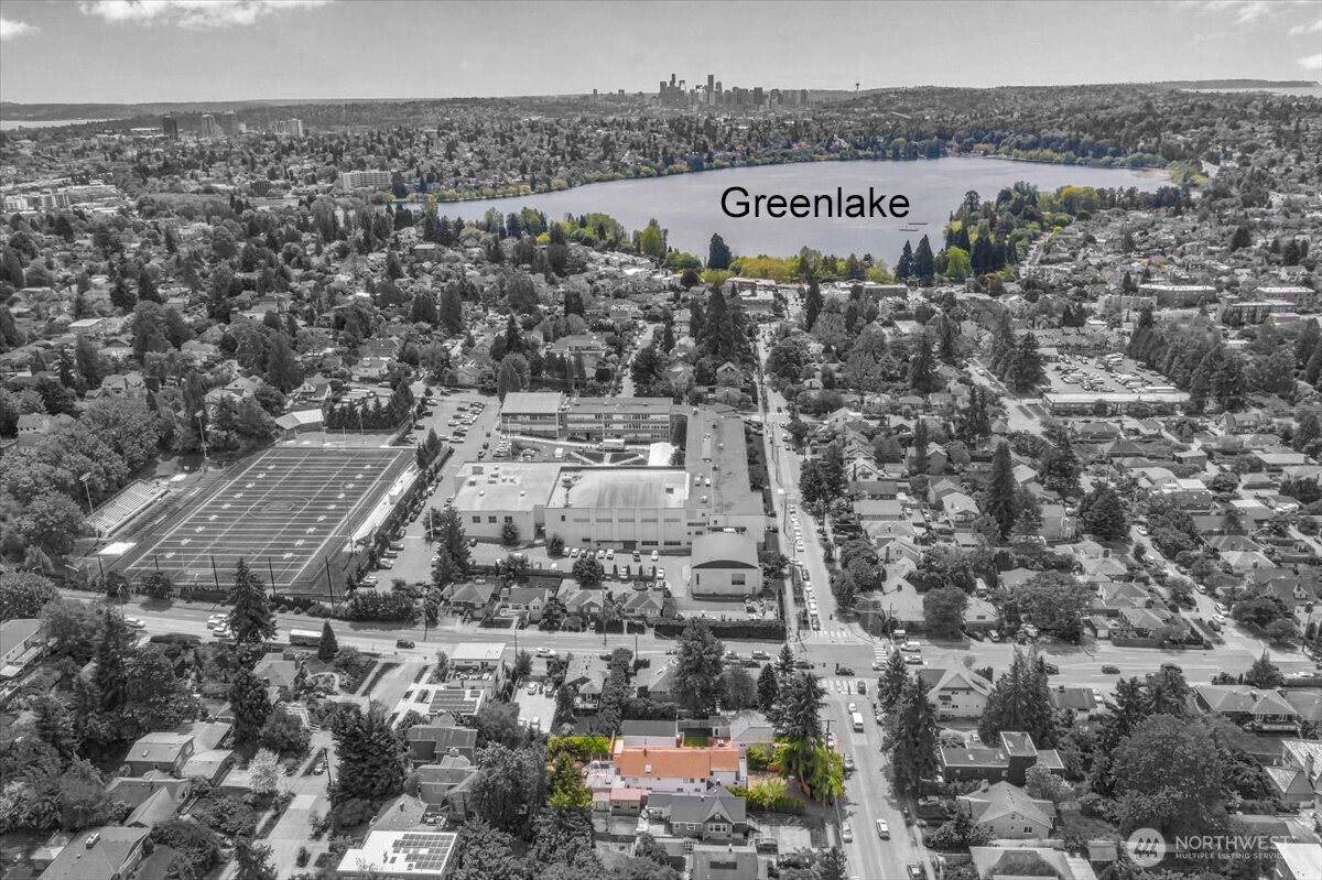 Three blocks from Green Lake