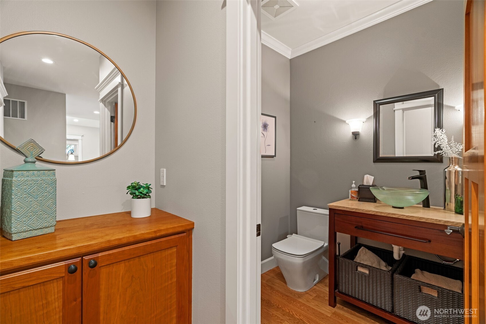 Main floor powder room.