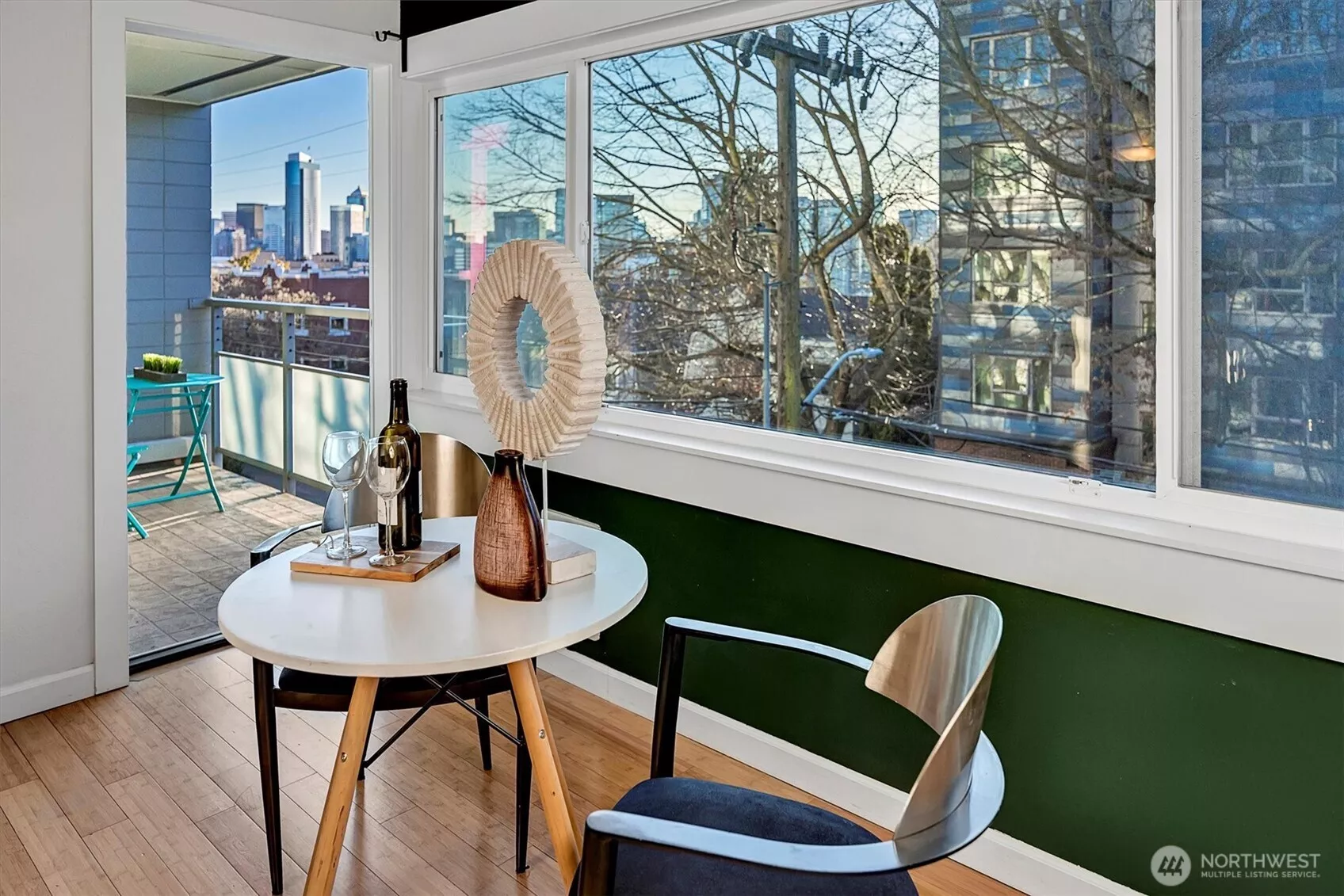 Amazing third floor west facing unit. Enjoy city views from the comfort of your living room and covered veranda.