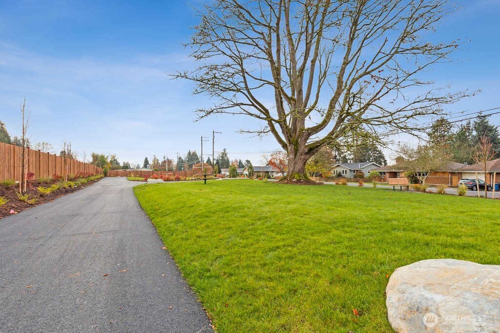 Enjoy the Community Parks. Park #1  has benches and a picnic table.