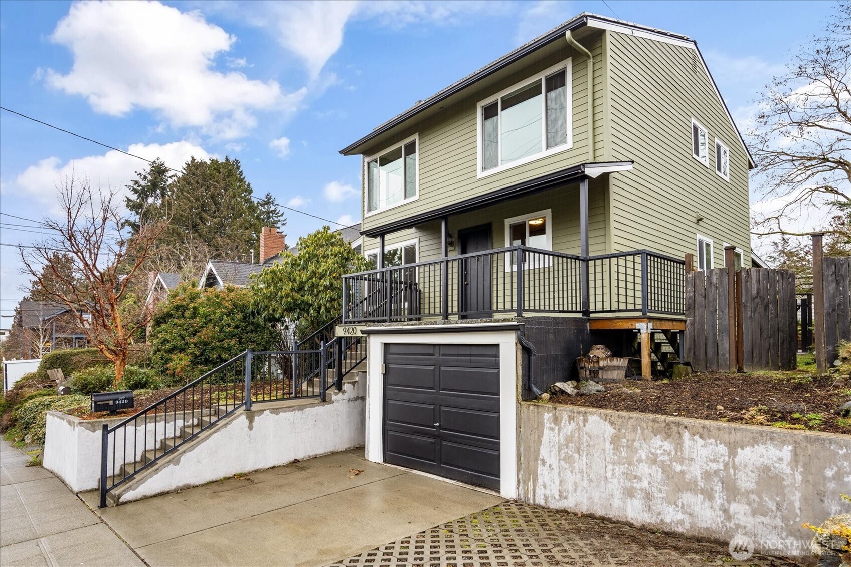 Covered front porch, fully fenced yard and extra off-street parking.